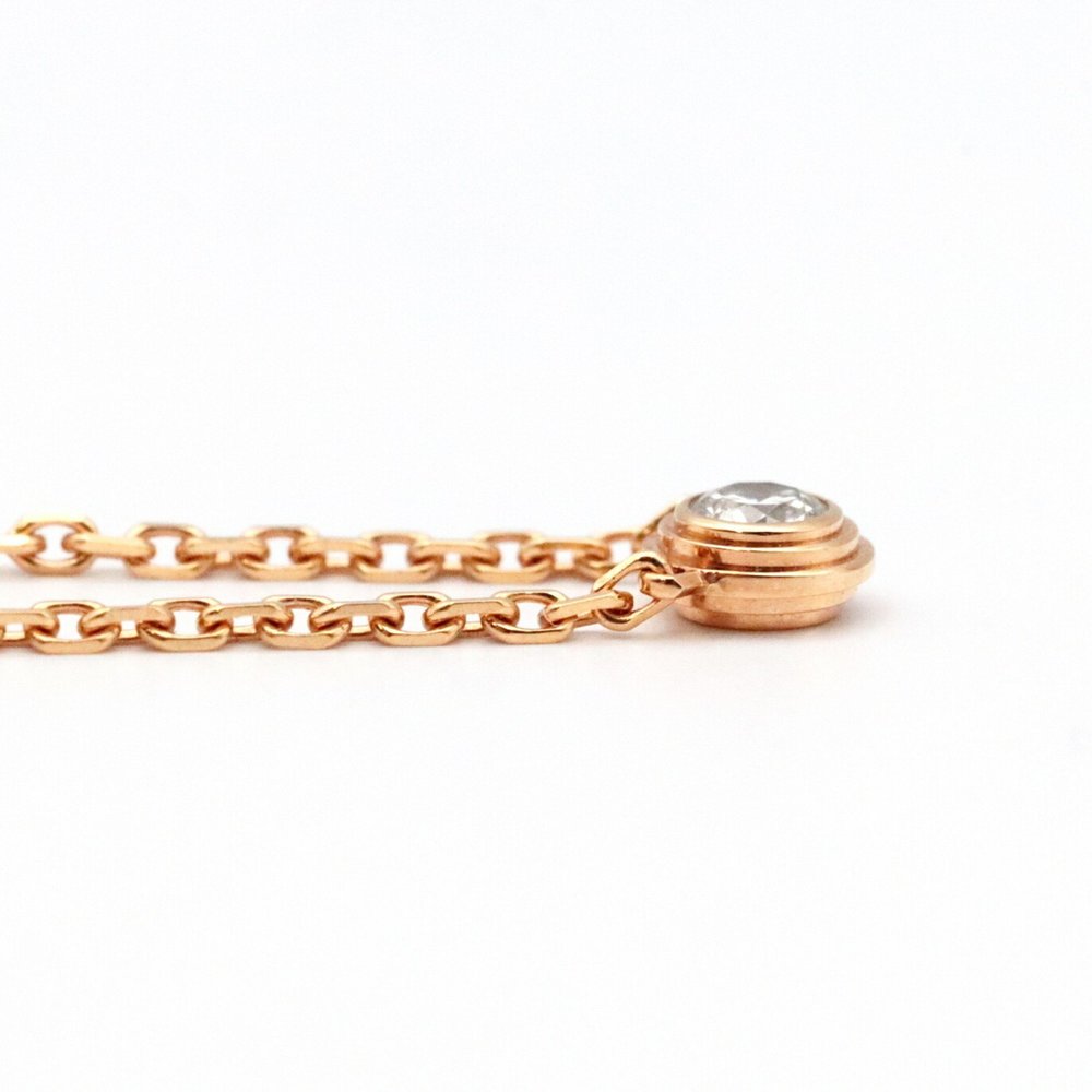 Cartier d'Amour XS necklace diamond 750 K18PG pink gold women's jewelry CARTIER - Picture 4 of 9
